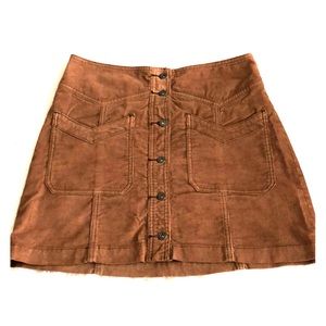 Tan Corduroy skirt
